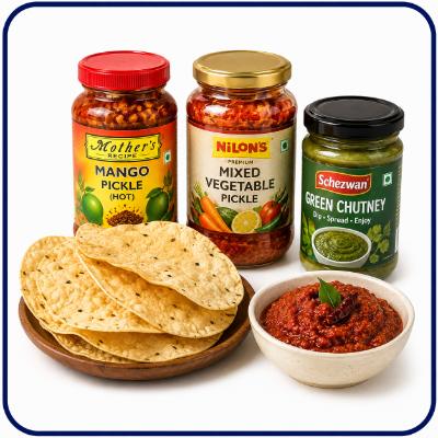 Pickles, Papad & Chutney 