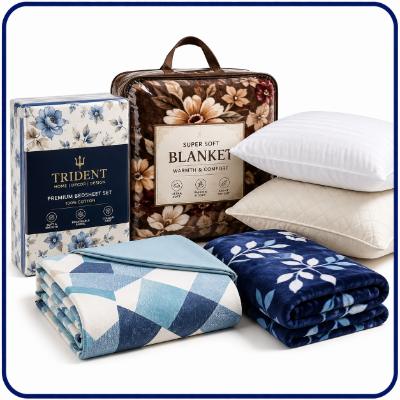 Bedsheets, Blankets & Pillows 