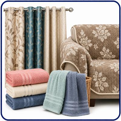 Curtains, Sofa Covers & Towels 