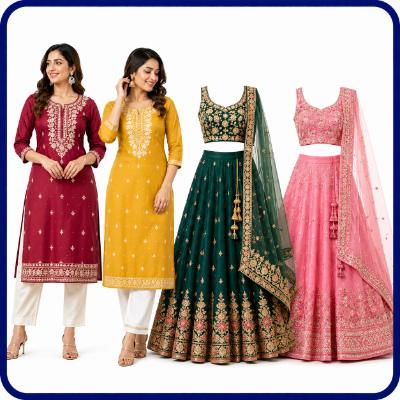 Ladies Kurti & Lehngaj