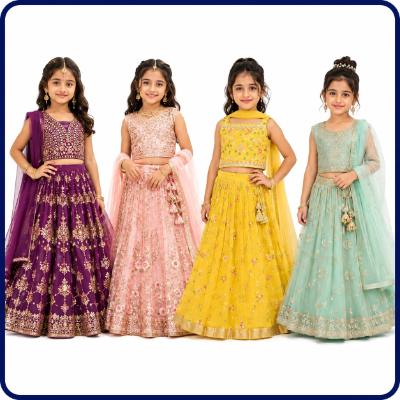  Girls' Lehenga Choli & Dress"s
